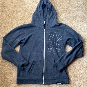 Flag Nor Fail Hooded Zip Up Jacket
